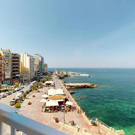 6th Floor Seafront With Open Sea Views * Sliema
